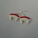 Vampire Teeth Earrings
